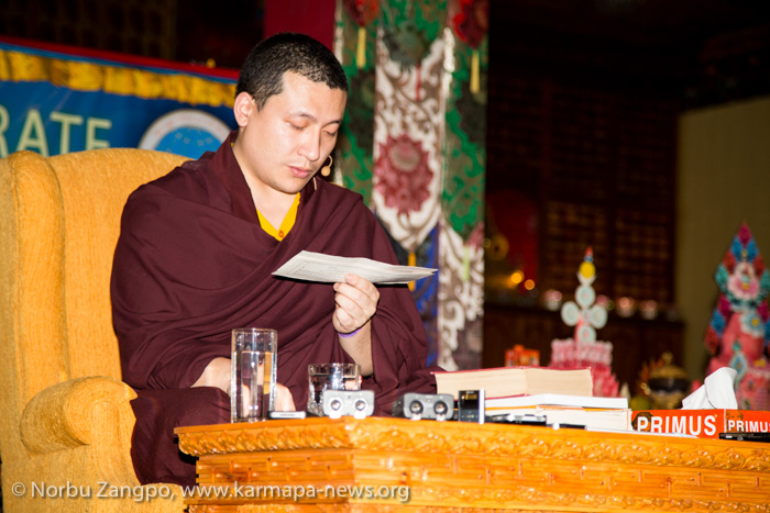 Karmapa teaching Bodhisattva's Way of Life