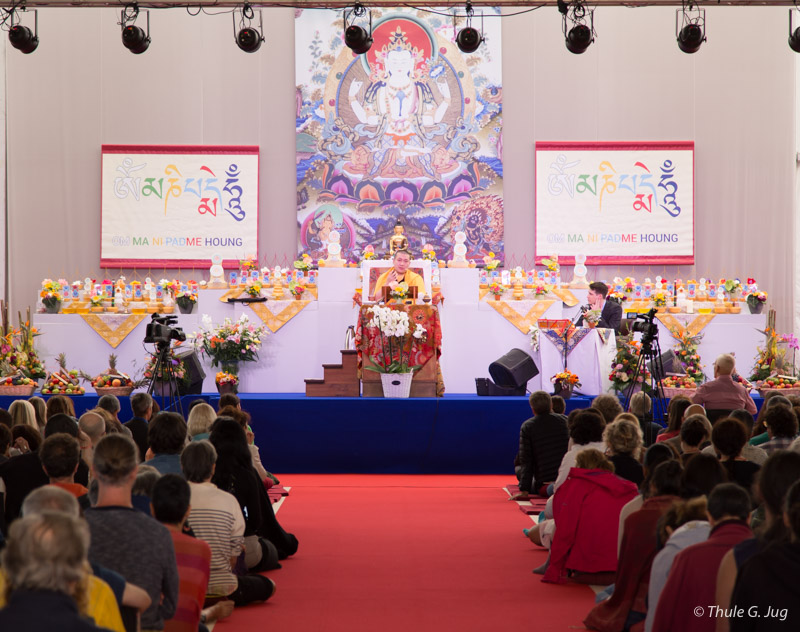 Karmapa visits Dhagpo Kagyu Ling. July 26 to Aug1, 2015