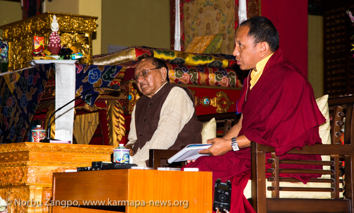 Professor Sempa Dorje teaching during Public Meditation Course a