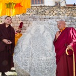 Gyalwa Karmapa and Togden Rinpoche at Phyang Monastery