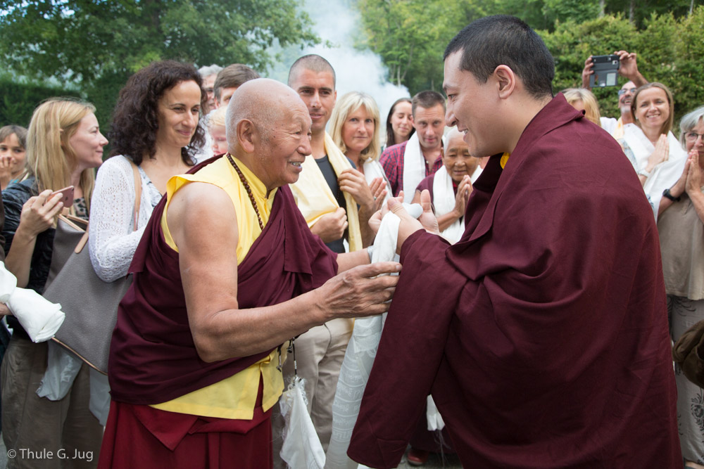 Arrival of Gyalwa Karmapa in Montchardon