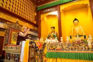 Consecration of the Dharma Center and the Buddha Images