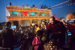 Gyalwa Karmapa in Bodh Gaya, Dec. 6 to 23, 2017. Chenresig Empow