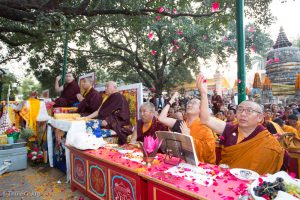 Gyalwa Karmapa in Bodh Gaya, Dec. 6 to 23, 2017. Kagyu Monlam