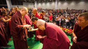 Karmapa in Hong Kong, 2018-03-31 to 04-09. Chenresig Empowerment