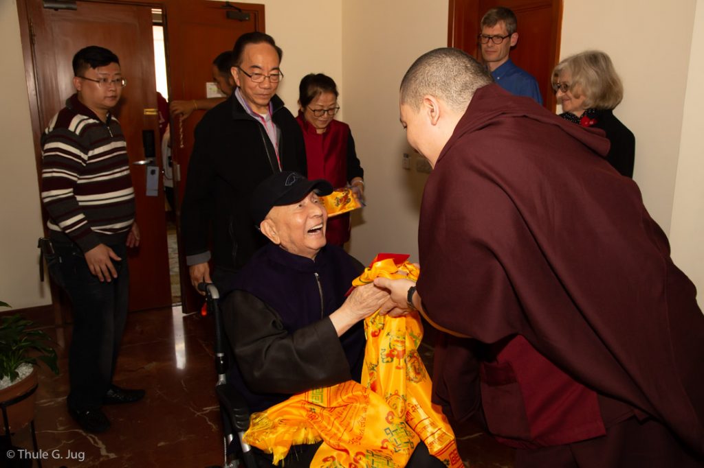 Thaye Dorje, His Holiness the 17th Gyalwa Karmapa, and Master Shiah Jing Shan