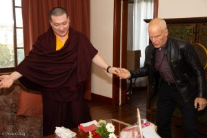 Karmapa meets with Lama Ole in Nepal