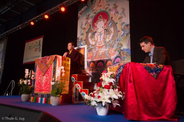 Karmapa-visits-Montchardon-2017-08-09-to-17.-Teachings-The-Way-of-the-Bodhisattvas